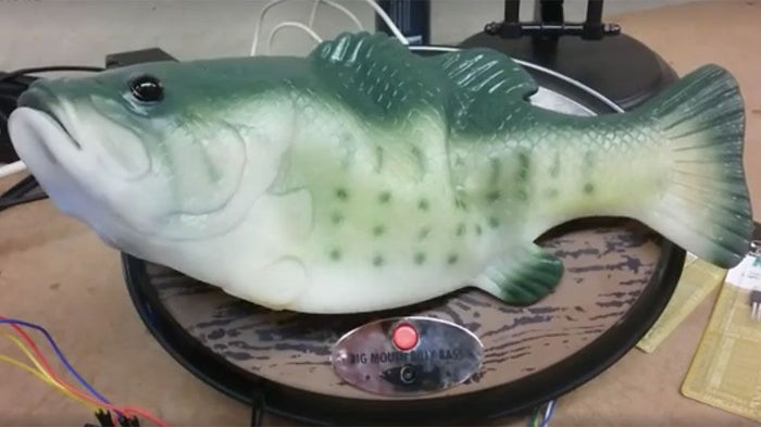 Man Hacks Big Mouth Billy Bass To Speak In Robot Voice