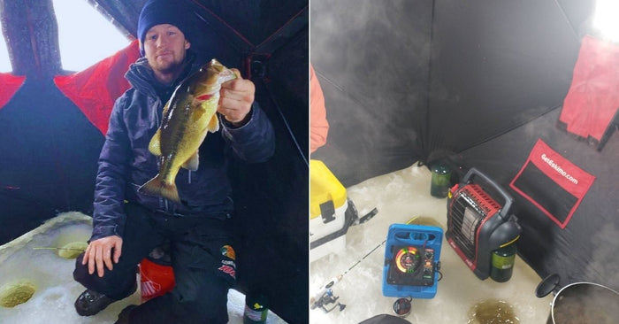 Catching A Bass On Accident By 9 am On New Years Day