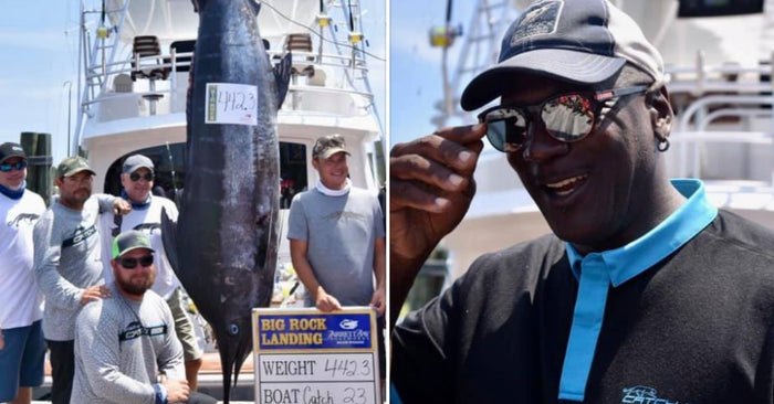 Michael Jordan Caught A 442-lb Fish In One of The World's Biggest Fishing Tournaments