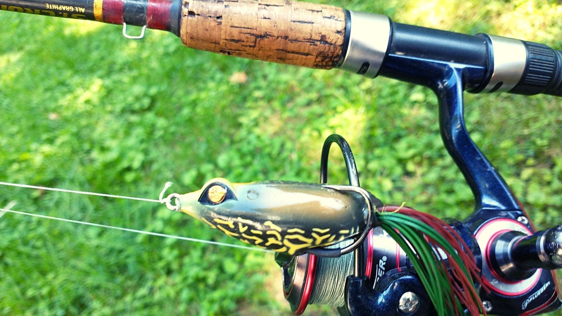 best spinning reel for frog fishing Toadfish Elite Carbon II Reels watertight performance Machined Aluminum Main Gear Provides silky smooth precision for flawless retrieves 7 + 1 Sealed Ball Bearings Ensures an unparalleled gear feel and smooth operation Triple How To: Frog Fishing for