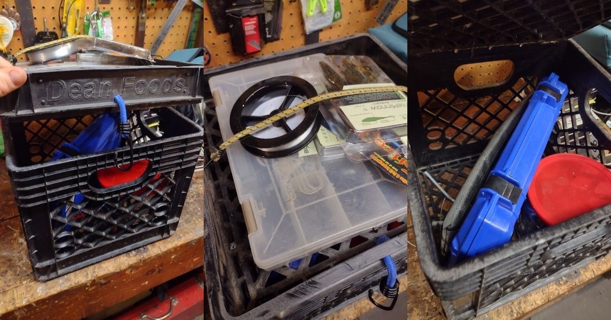build a fishing tackle box PLUSINNO Large 3 Layers Lures Kit with Tackle Included diy milwaukee tackle-box/cooler backpack :