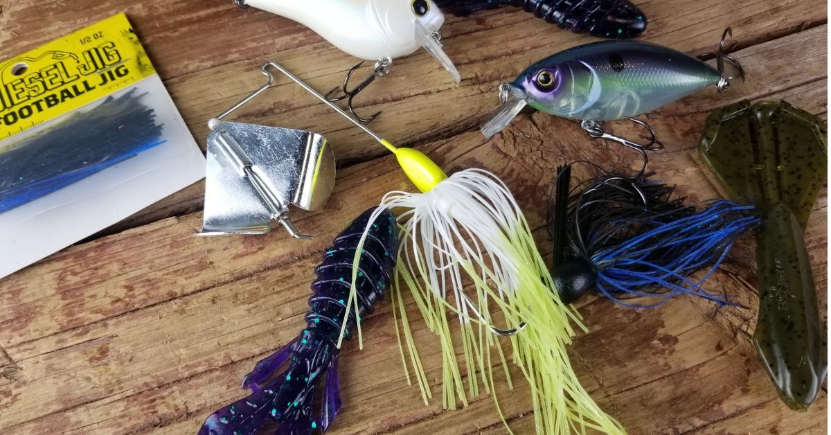 bass lures colors water Top Lure Bundle I 4 Dominant Bass Baits For