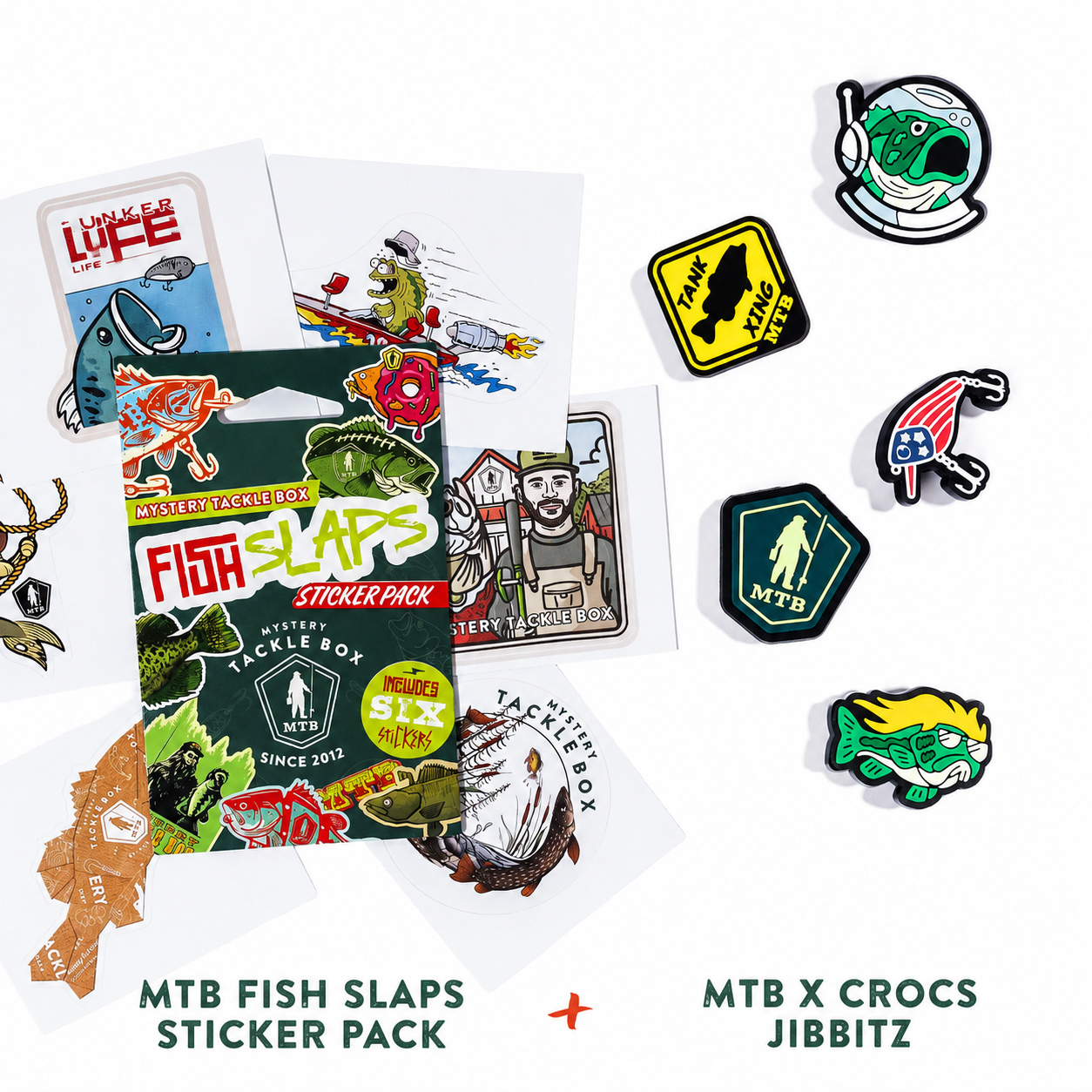 Fish Slaps + Jibbitz Bundle – Mystery Tackle Box