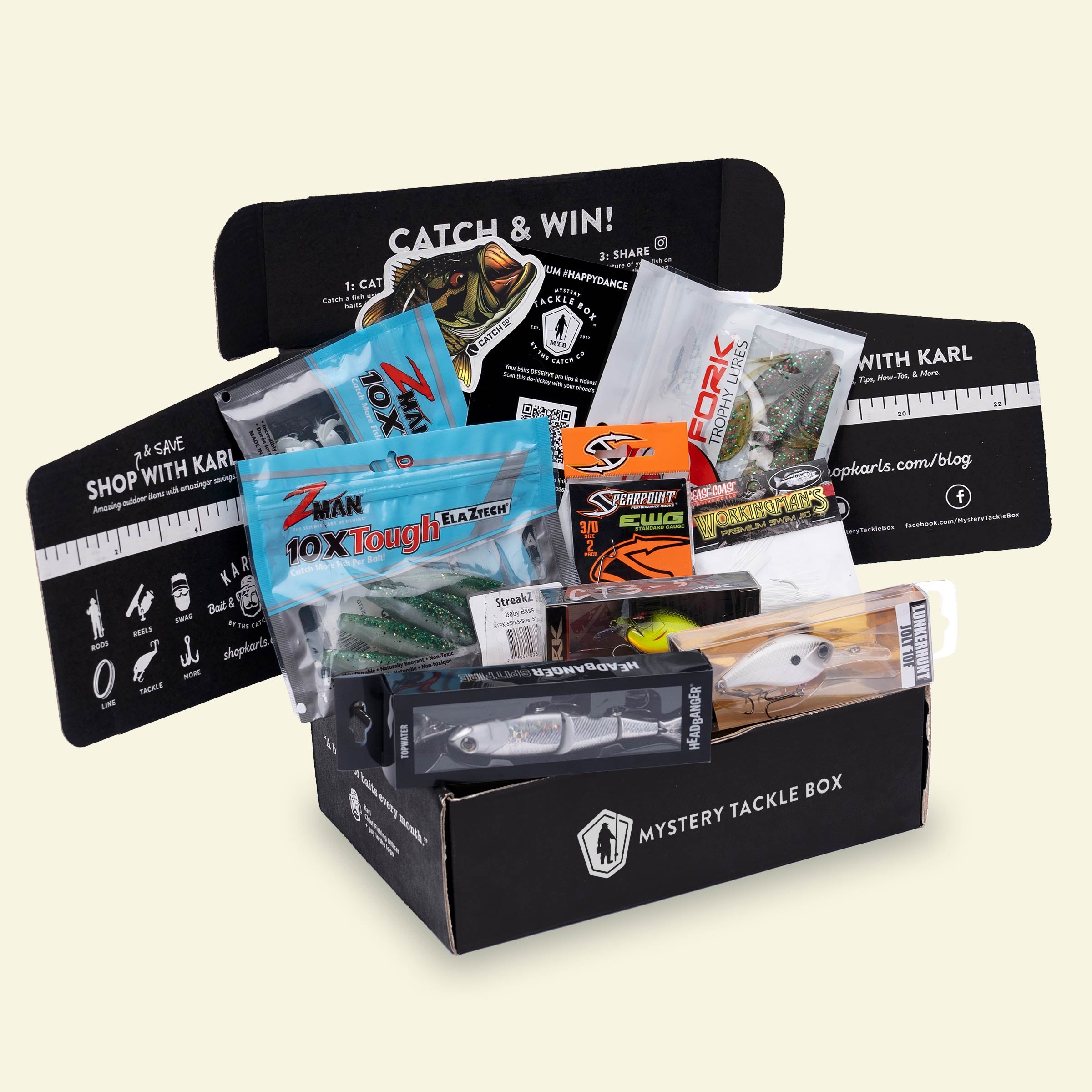Bass Fishing Lucky Tackle Box Out Of Business Redeem Pro Gift Month