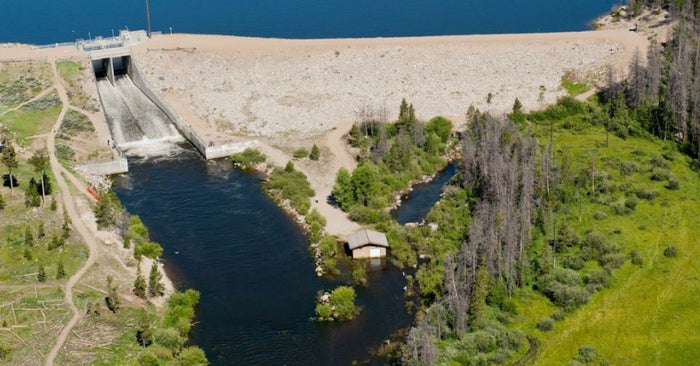 Hot Diggity Dam! That Is A Winter Fishing Honey Hole