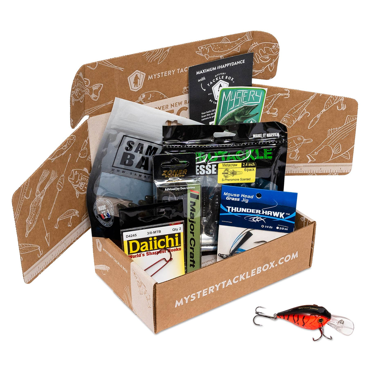 Regular Bass Plant open box.