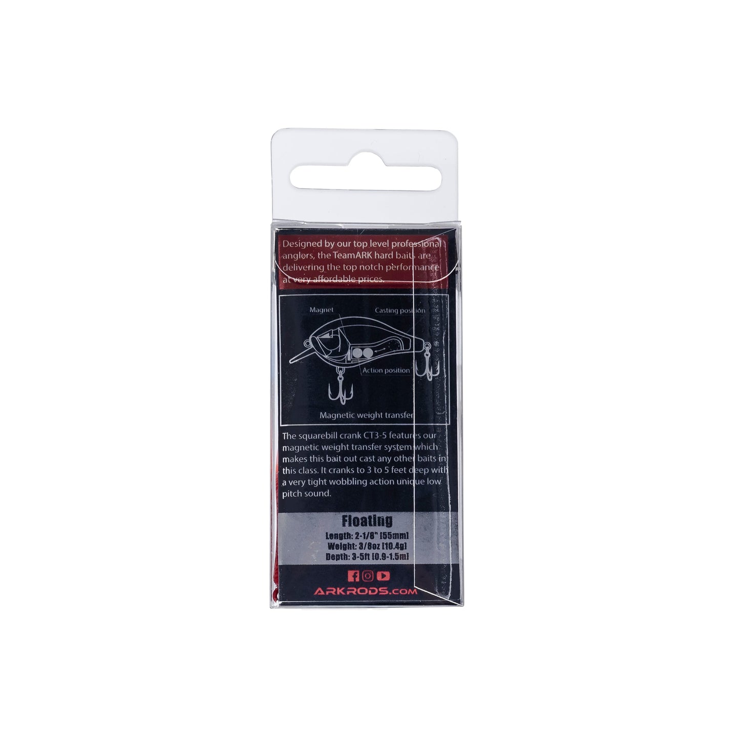 MTB x Ark Fishing Ornament CT35 Red Snowflake