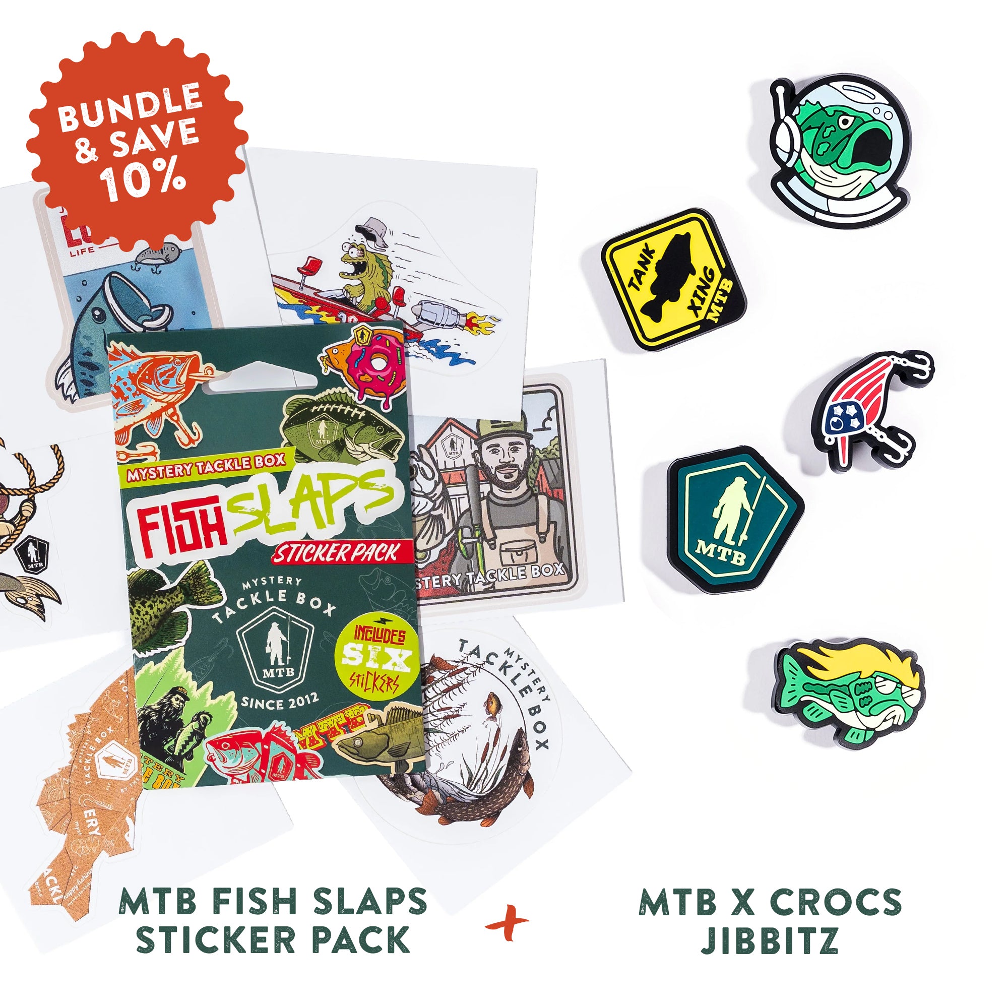 Fish Slaps + Jibbitz Bundle – Mystery Tackle Box