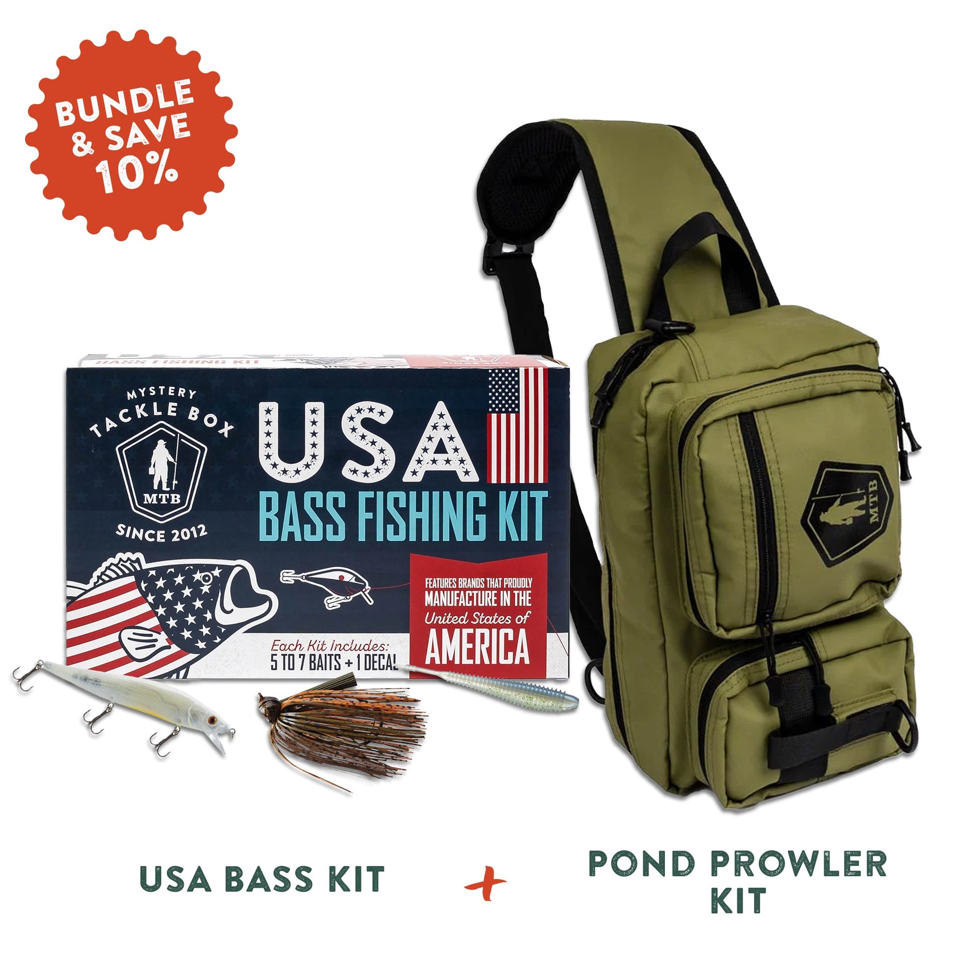 Pond Prowler + USA Bundle – Mystery Tackle Box
