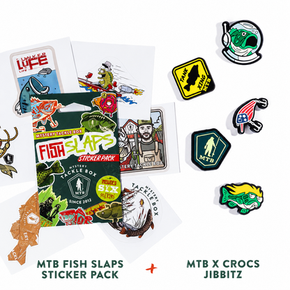 Fish Slaps + Jibbitz Bundle