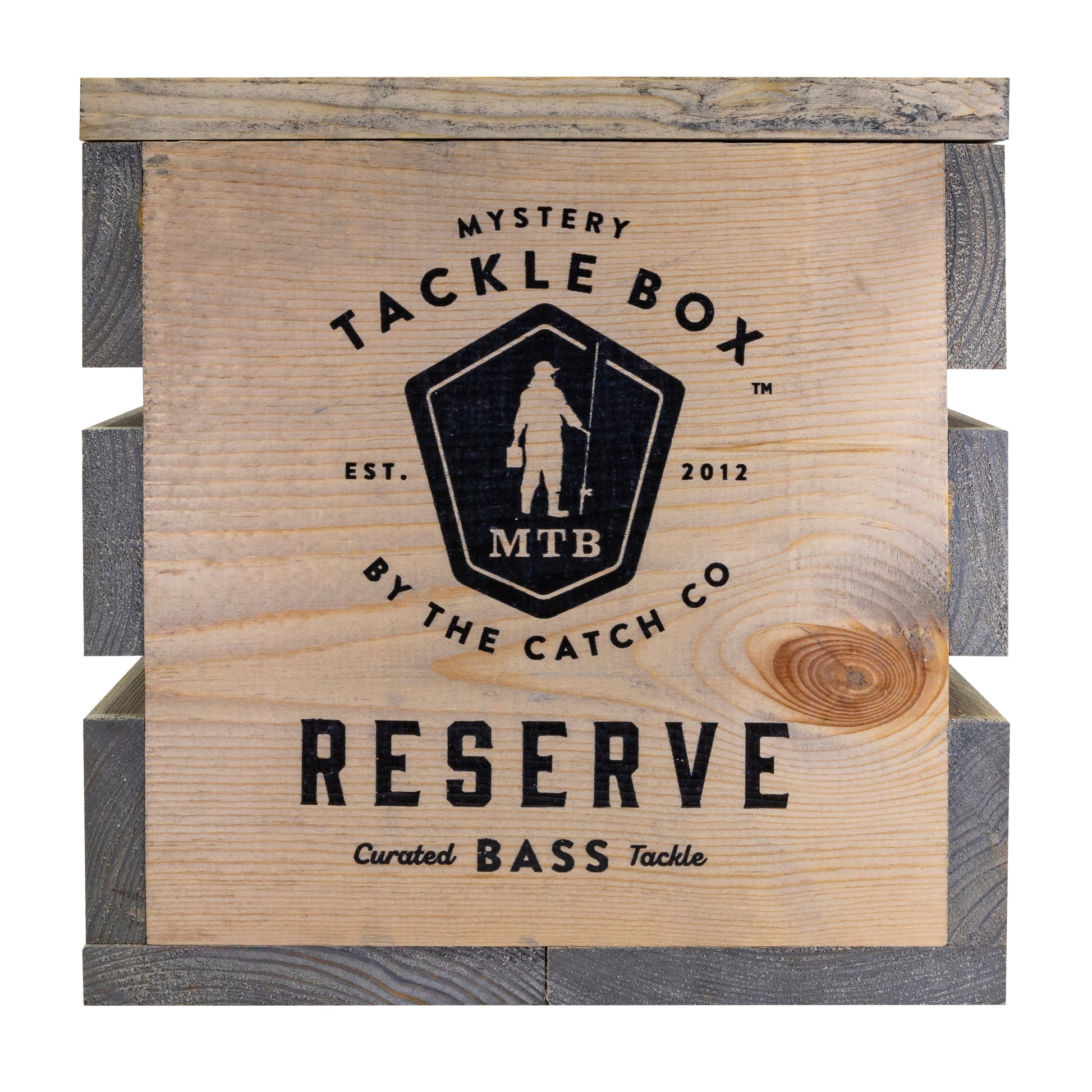 custom wood bass fishing box Reserve Bass Fishing Crate – Mystery Tackle Box