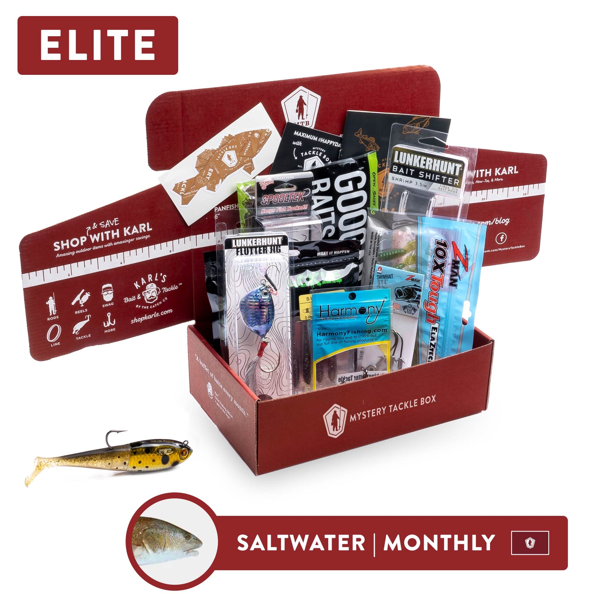 catch co mystery tackle box fishing kit stores Crappie Pro (6-7 Items) Speckled Trout Mystery Tackle Box Panfish &
