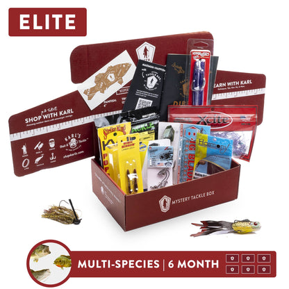 6 Month Elite Fishing Subscription Box