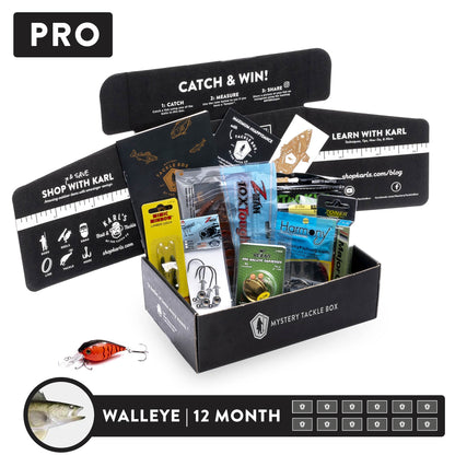 best walleye tackle box Catch More Fish Kit The Mystery Tackle Box Walleye Pro Kit is a fun and easy way to discover new fishing lures and improve your chances of catching walleye Bass Fishing Best Crappie Tackle