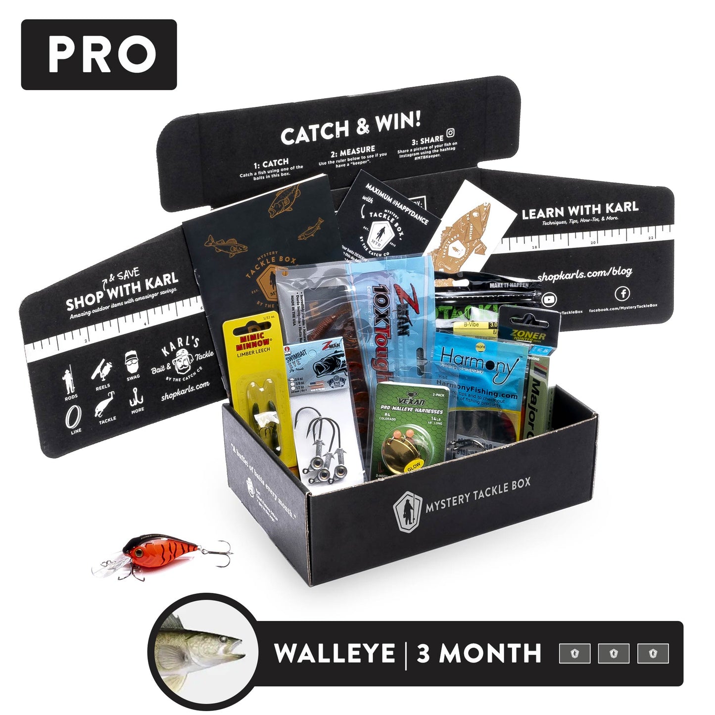 cheap fishing mystery box Bass Tackle Box Subscription - Mystery Tackle Box | Pro-Selected Fishing Lure & Bait Box