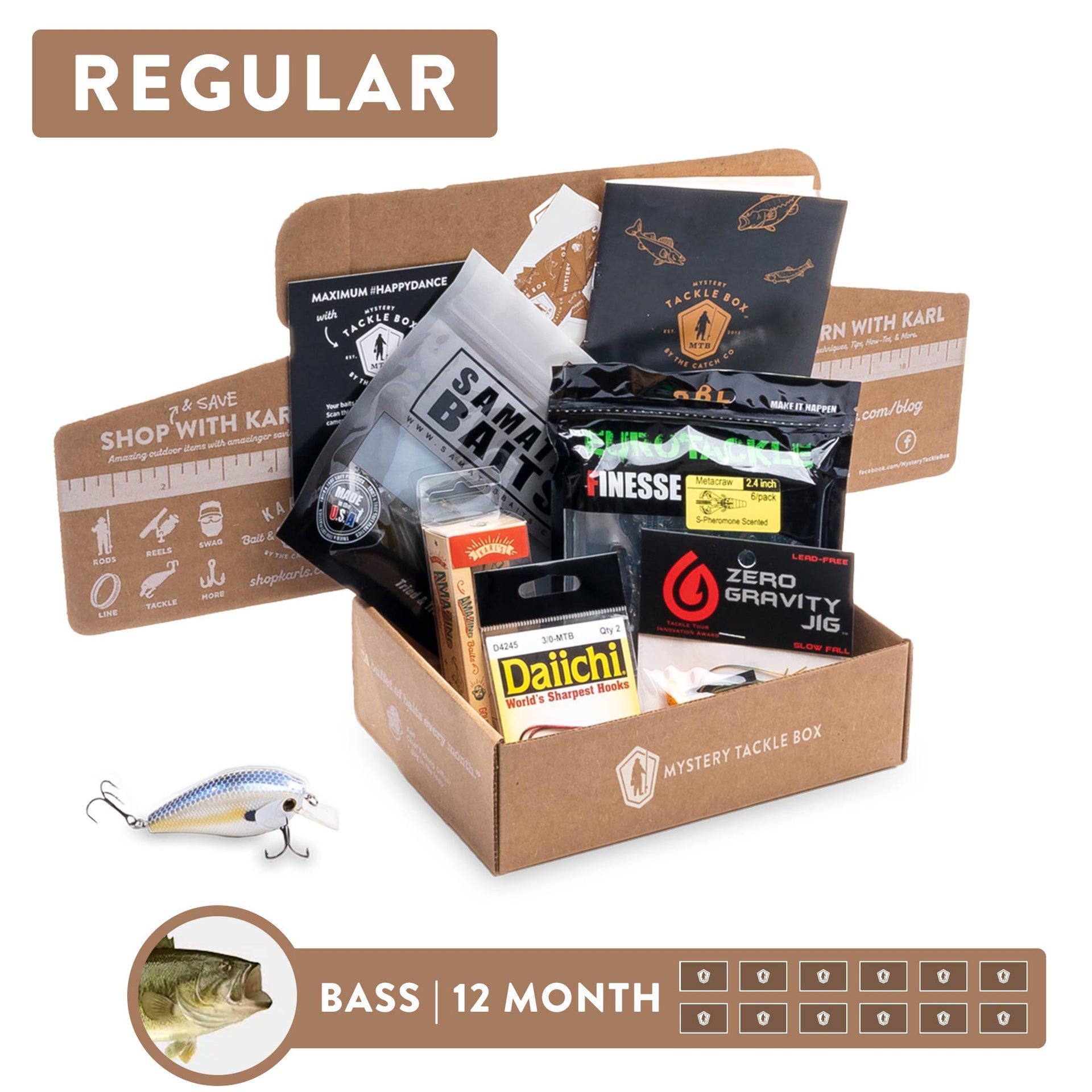 HOT Lucky Tackle Mystery Tackle Box First Box 10 Mystery Tackle