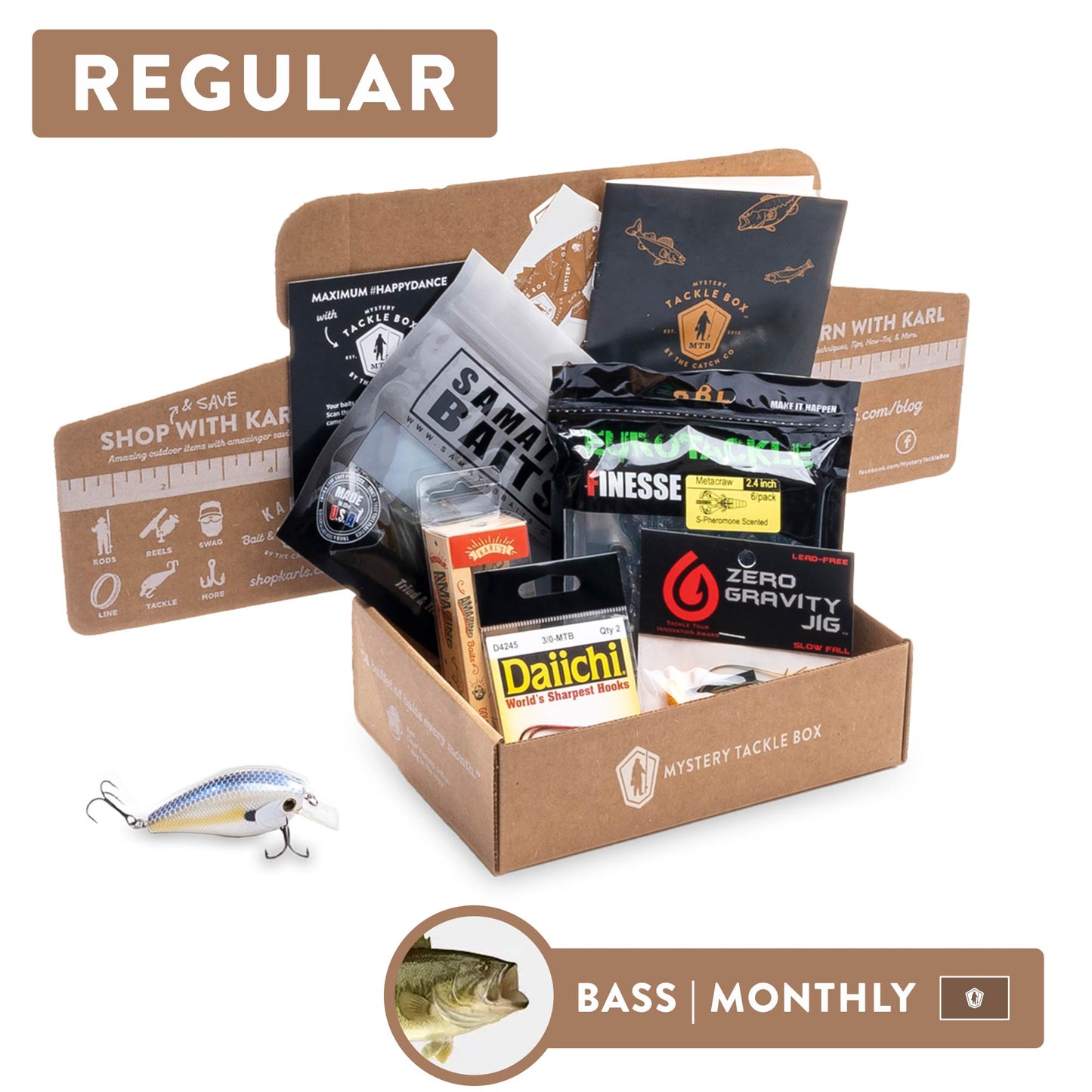 40 off tackle box subscription Regular | Monthly Plan