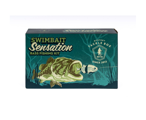 Swimbait Sensation Bass Fishing Kit – Mystery Tackle Box