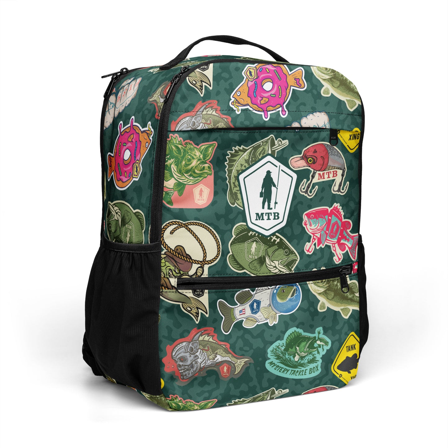 floral tackle box MTB Fish Slaps Backpack