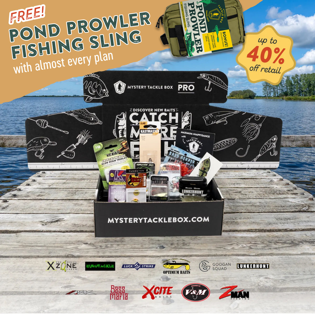 Pro-Picked Baits & Lures Delivered Monthly