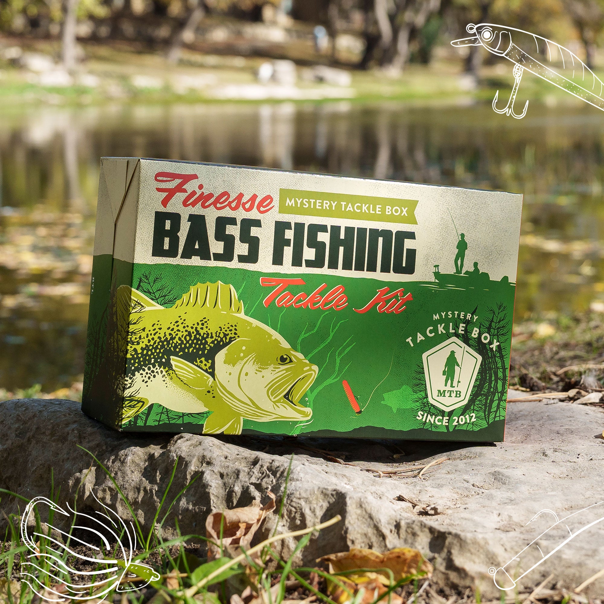 MTB Finesse Bass Fishing Kit – Mystery Tackle Box
