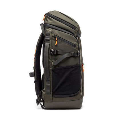 OD Green AnglerPack Backpack Side 
View
