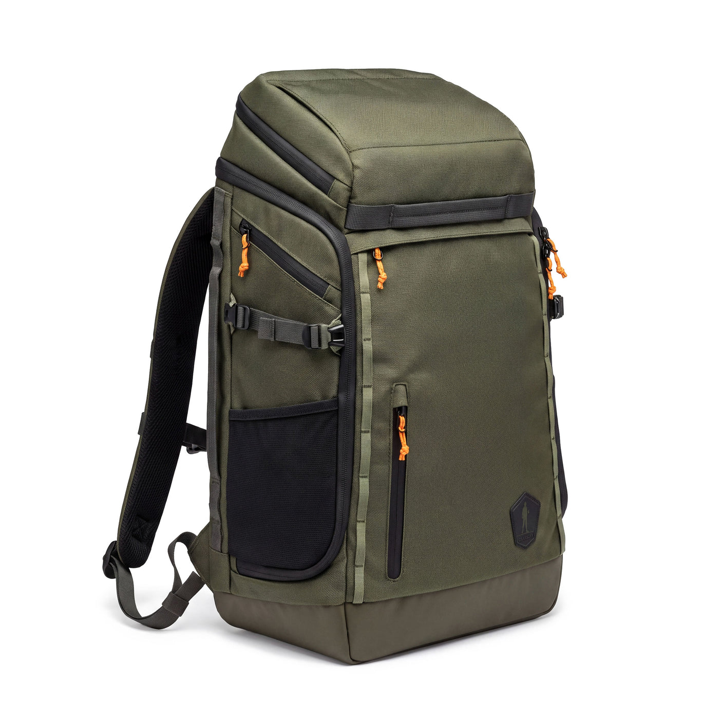 Field Green AnglerPack Backpack Angled View