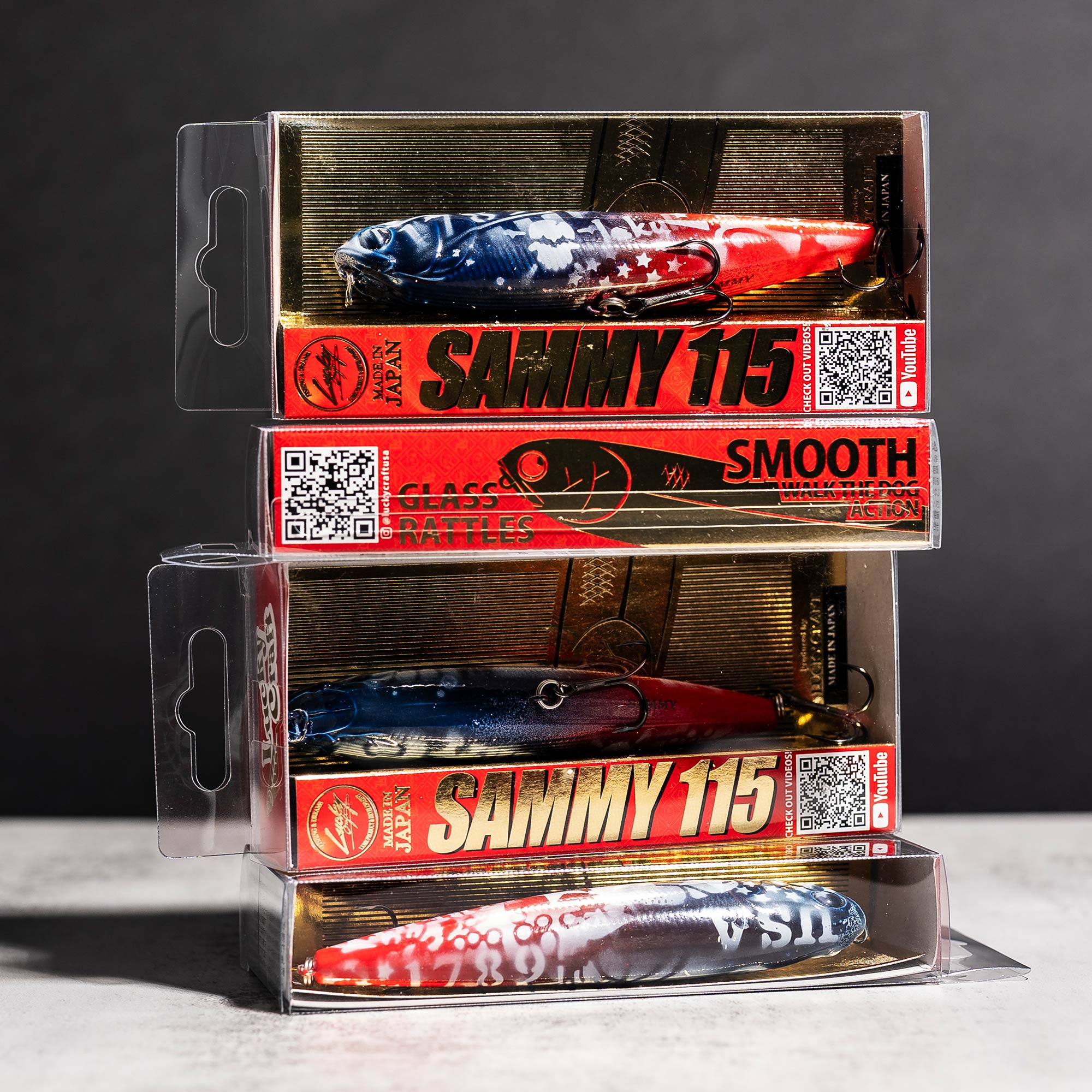 Lucky Craft Sammy Limited Edition - Jekyll - Red White & Blue