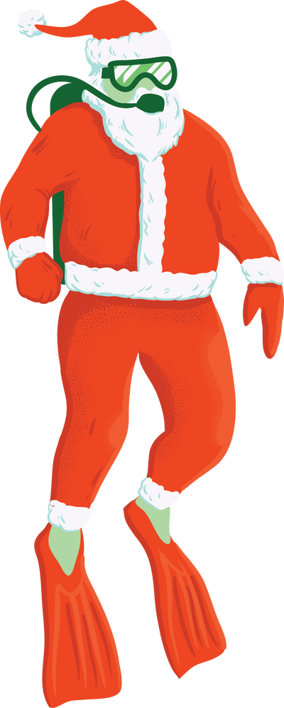 Scuba Santa