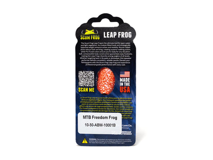 Packaged Scun Frog Leap Frog with branding and product details on a white background