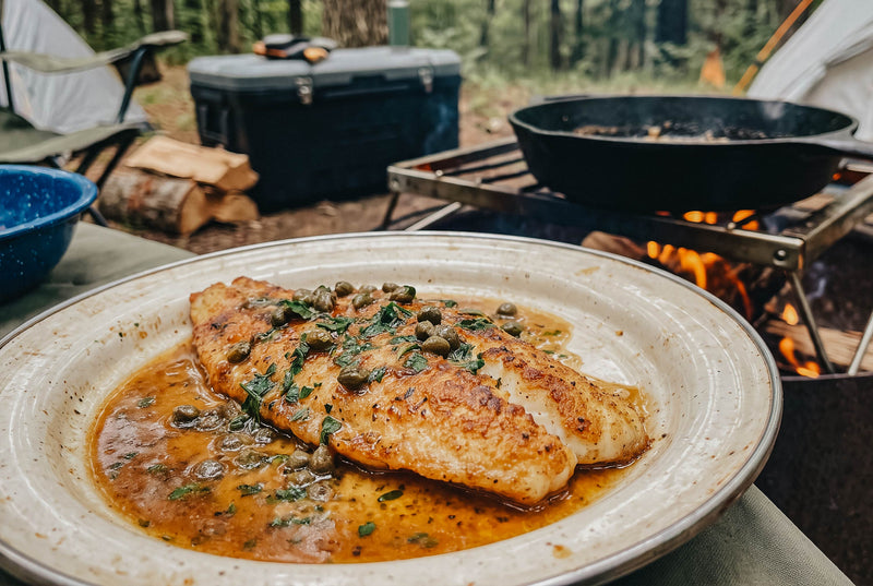 Pan-Seared Catfish with Brown Butter Caper Sauce